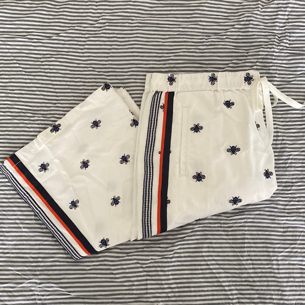 Maeve Side Stripped Trousers